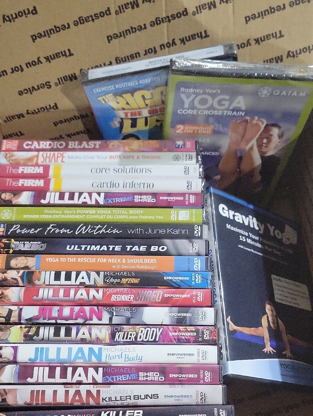 Jillian Michaels DVD Workout Collection -weight Loss Yoga Pilates Corr Cardio ..